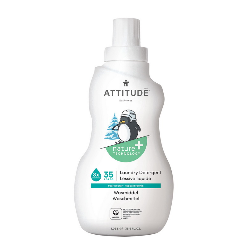 Detergent lichid pentru rufele bebelusilor, 35 spalari, nectar de pere (1050 ml), Attitude Attitude