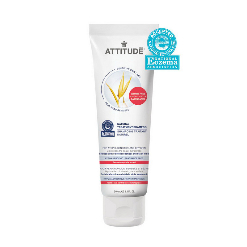Sensitive Natural Sampon pentru piele sensibila (240 ml), Attitude
