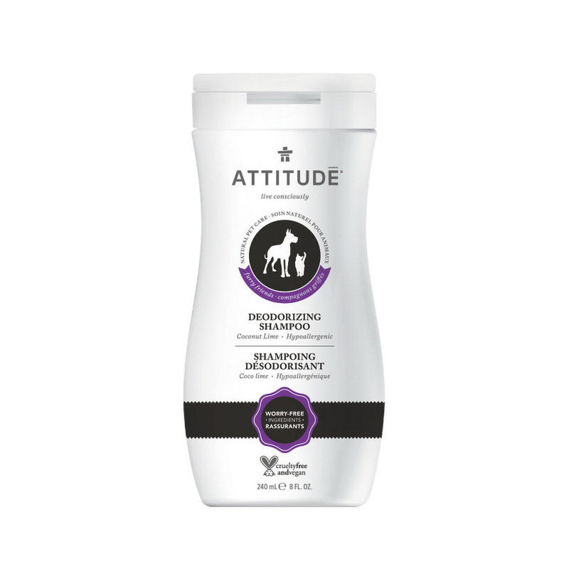Sampon natural pentru animalul tau de casa, dezodorizant (240 ml), Attitude Attitude