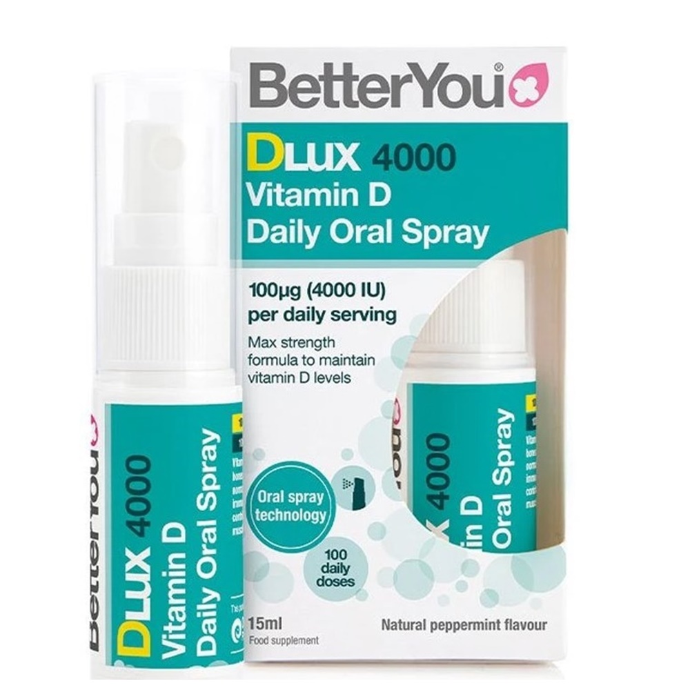 Dlux 4000 Vitamin D Oral Spray (15 ml), BetterYou