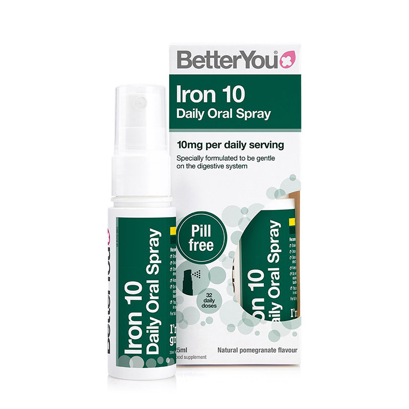 Iron 10 Oral Spray (25 ml), BetterYou BetterYou
