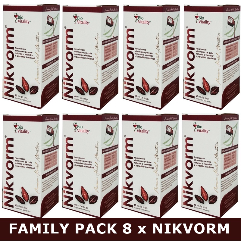 Economy-pack Nikvorm sirop (60 ml) Bio Vitality