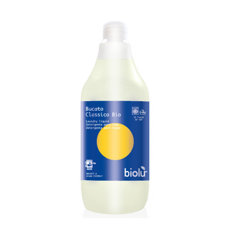 Detergent ecologic pentru rufe albe si colorate cu lamaie (1 litru), Biolu Biolu imagine noua