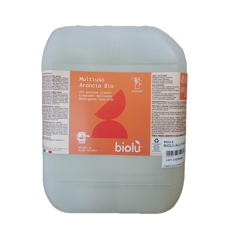 Detergent ecologic universal cu ulei de portocale (20 litri), Biolu BIOLU imagine 2022