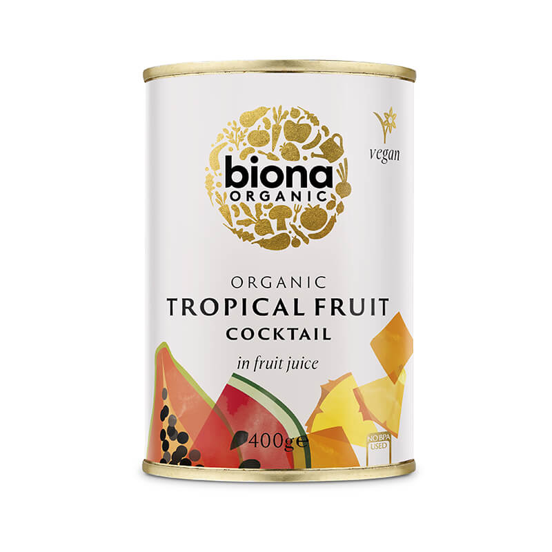 Cocktail de fructe tropicale bio (400 grame), Biona Biona
