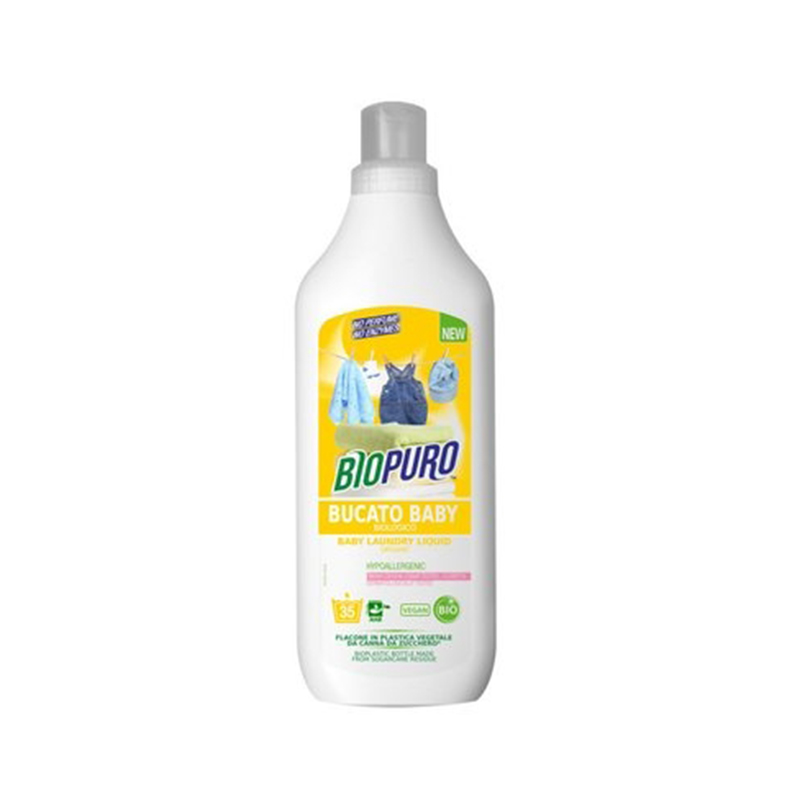 Detergent hipoalergen pentru hainutele copiilor bio (1 litru), Biopuro biopuro imagine noua