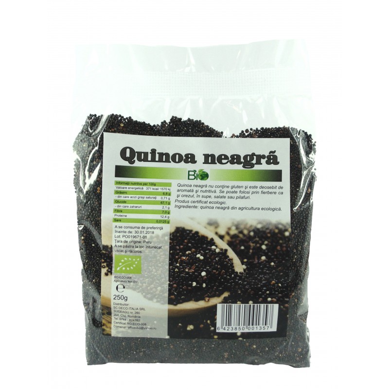 Quinoa neagra bio (500 grame)