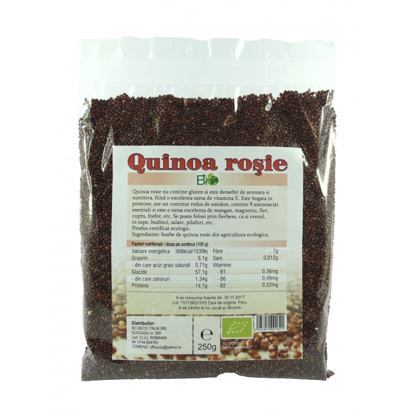 Quinoa rosie (250 grame) Deco Italia