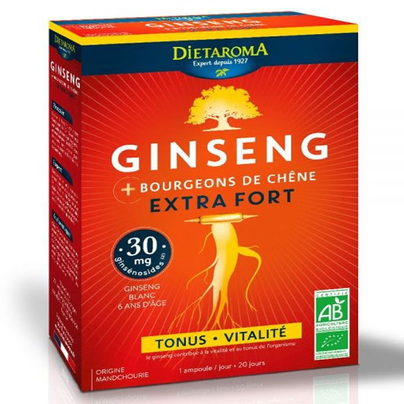Ginseng Extra Forte (20 fiole x 10 ml), Dietaroma