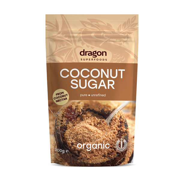 Zahar din palmier de cocos bio (250 grame), Dragon Superfoods Dragon Superfoods imagine noua