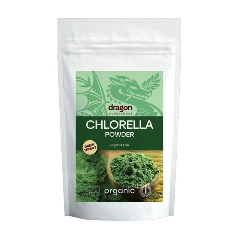 Chlorella pulbere eco (200 grame), Dragon Superfoods Dragon Superfoods