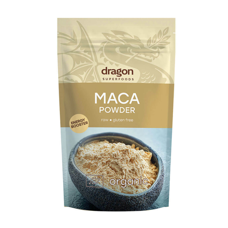 Maca pulbere raw eco (200 grame), Dragon Superfoods Dragon Superfoods