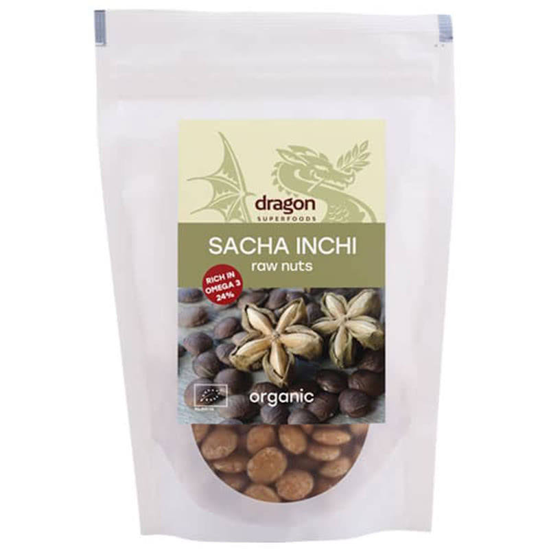 Sacha inchi nuci raw eco (150 grame), Dragon Superfoods Dragon Superfoods