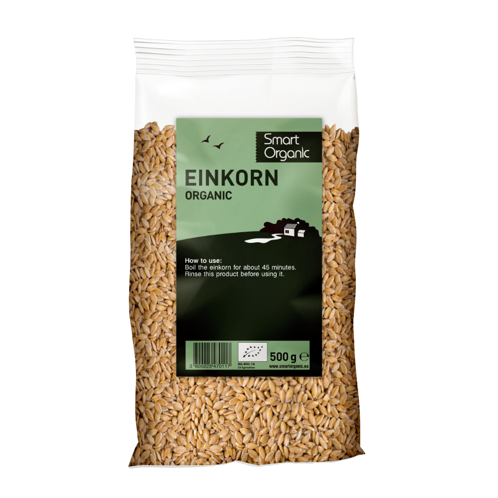 Einkorn raw bio (500 grame), Smart Organic