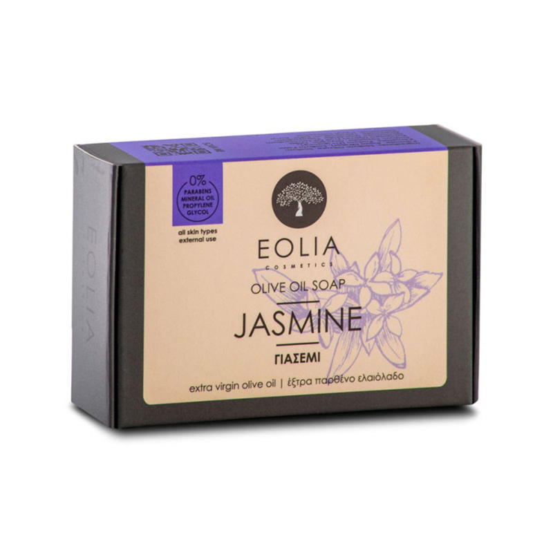 Sapun natural cu ulei de masline extra virgin si iasomie (100 grame), Eolia Cosmetics Efarmacie.ro