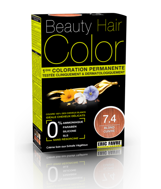 Beauty Hair – Vopsea de par 7.4 Blond maron cald Efarmacie.ro