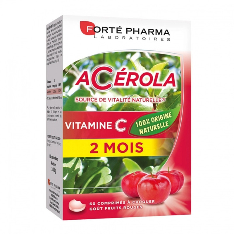 Acerola (60 tablete), Forte Pharma Efarmacie.ro