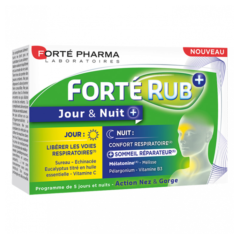 Forte Rub Jour & Nuit (15 tablete), Forte Pharma Efarmacie.ro