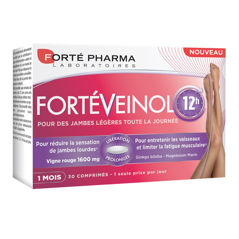 Forte Veinol picioare usoare (30 tablete), Forte Pharma