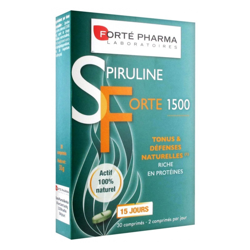 Spirulina Forte 1500 mg (30 tablete), Forte Pharma