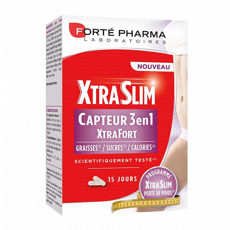 XtraSlim Capteur 3 in 1 (60 tablete), Forte Pharma Efarmacie.ro imagine noua