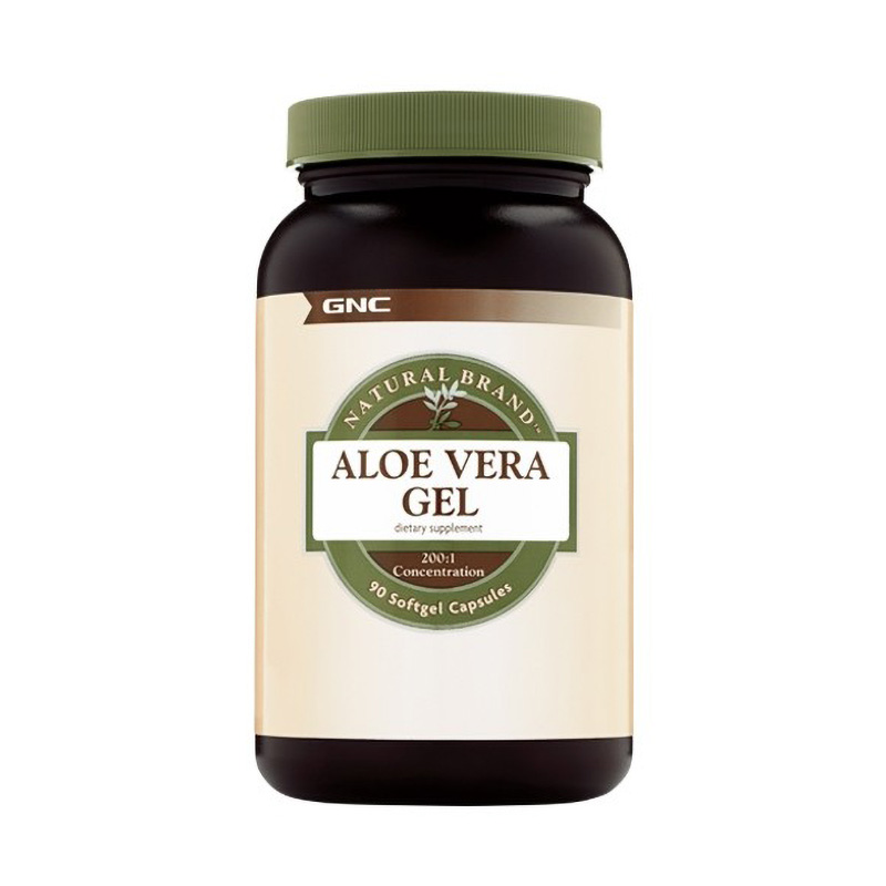 Aloe vera gel (90 capsule), GNC Natural Brand Efarmacie.ro imagine 2022