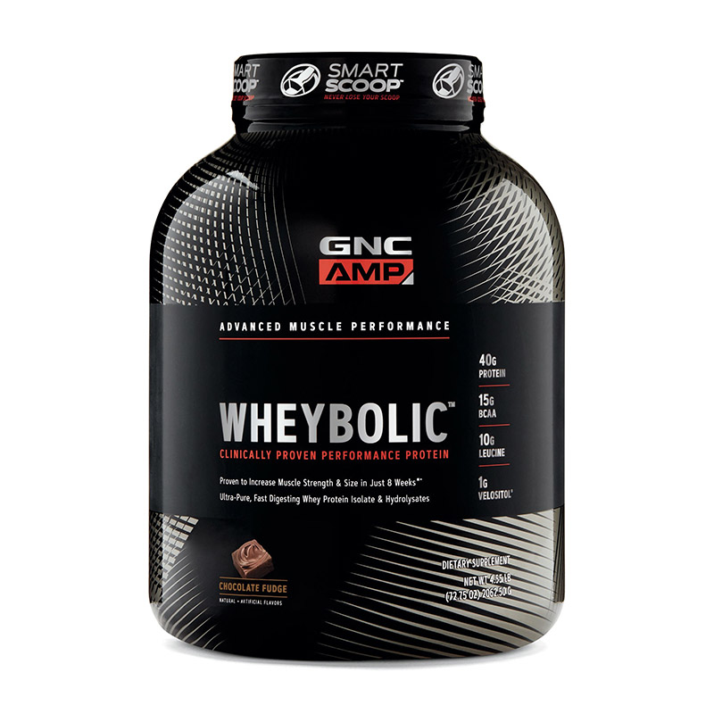 AMP Wheybolic Proteina cu aroma de ciocolata (2062.5 grame), GNC