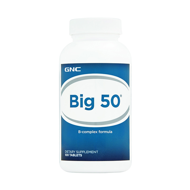 Big 50 Complex de vitamine B (100 tablete), GNC Efarmacie.ro imagine 2022