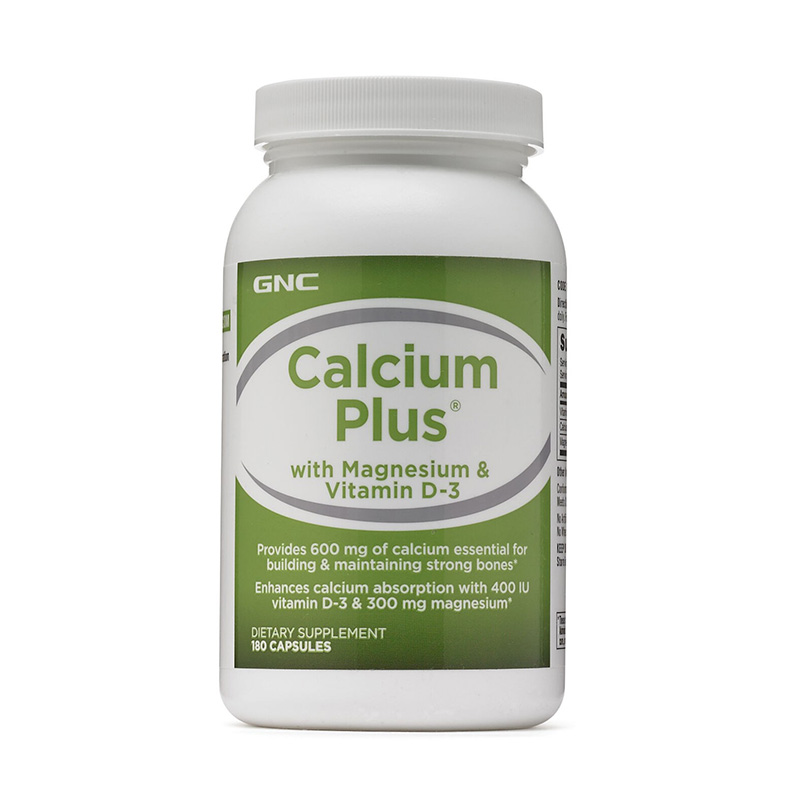 Calciu Plus cu Magneziu si Vitamina D3 (180 capsule), GNC Efarmacie.ro imagine 2022