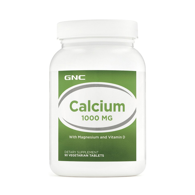 Calciu 1000 cu Magneziu si Vitamina D (90 tablete), GNC