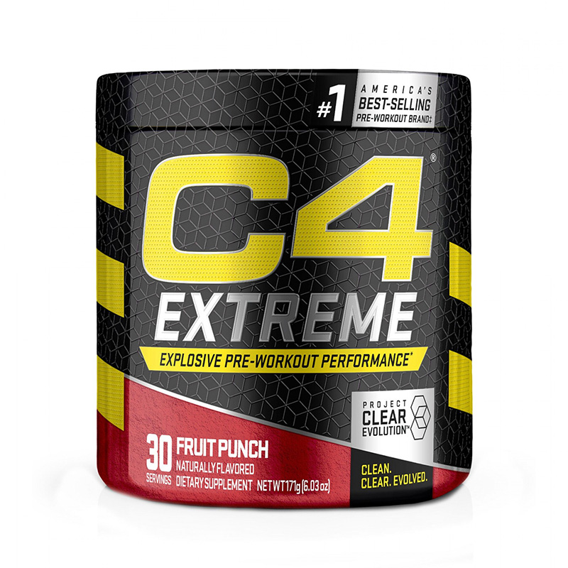 Cellucor C4 Extreme Formula pre-workout cu aroma de amestec de fructe (171 grame), GNC