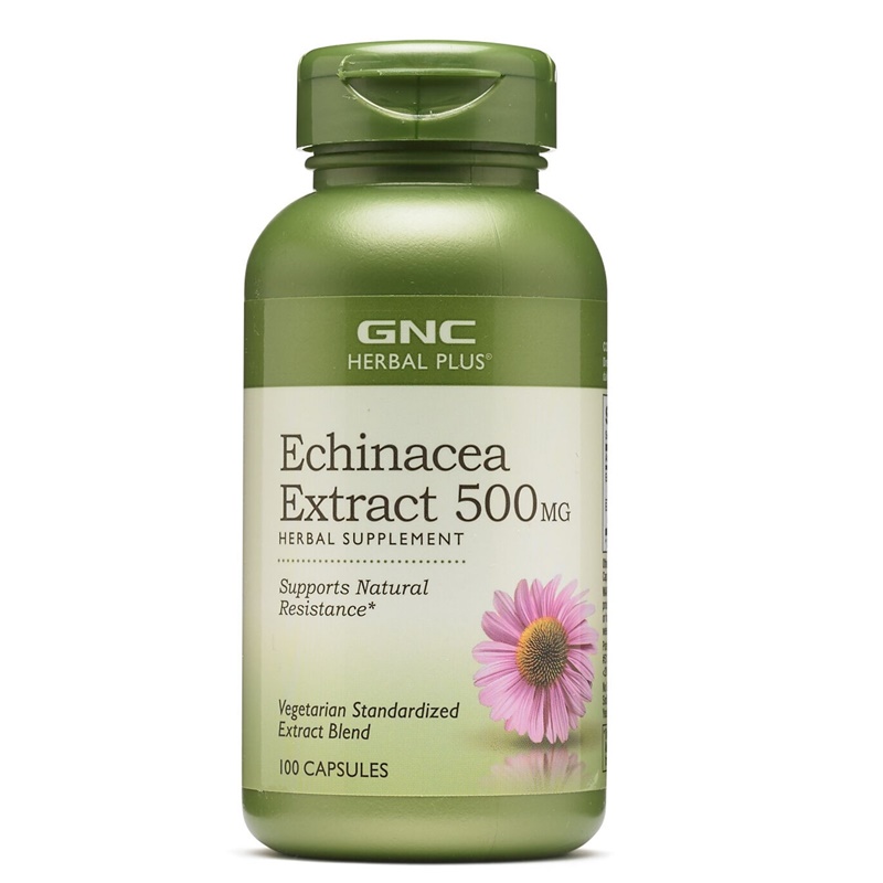 Extract de echinacea 500 mg (100 tablete), GNC Herbal Plus Efarmacie.ro imagine 2022