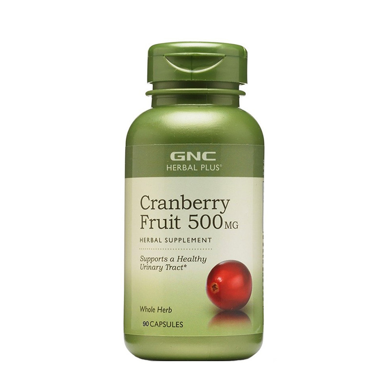 Extract din fruct de merisor 500 mg (90 capsule), GNC Herbal Plus Efarmacie.ro imagine 2022