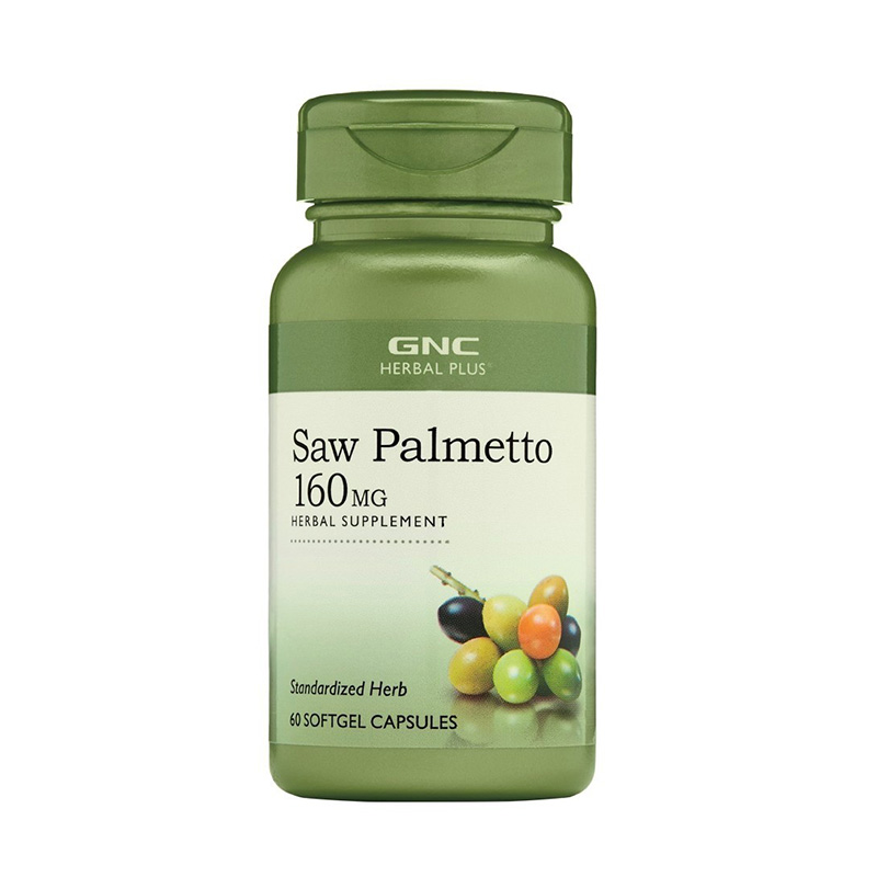 Extract standardizat de palmier pitic 160 mg (60 capsule), GNC Herbal Plus