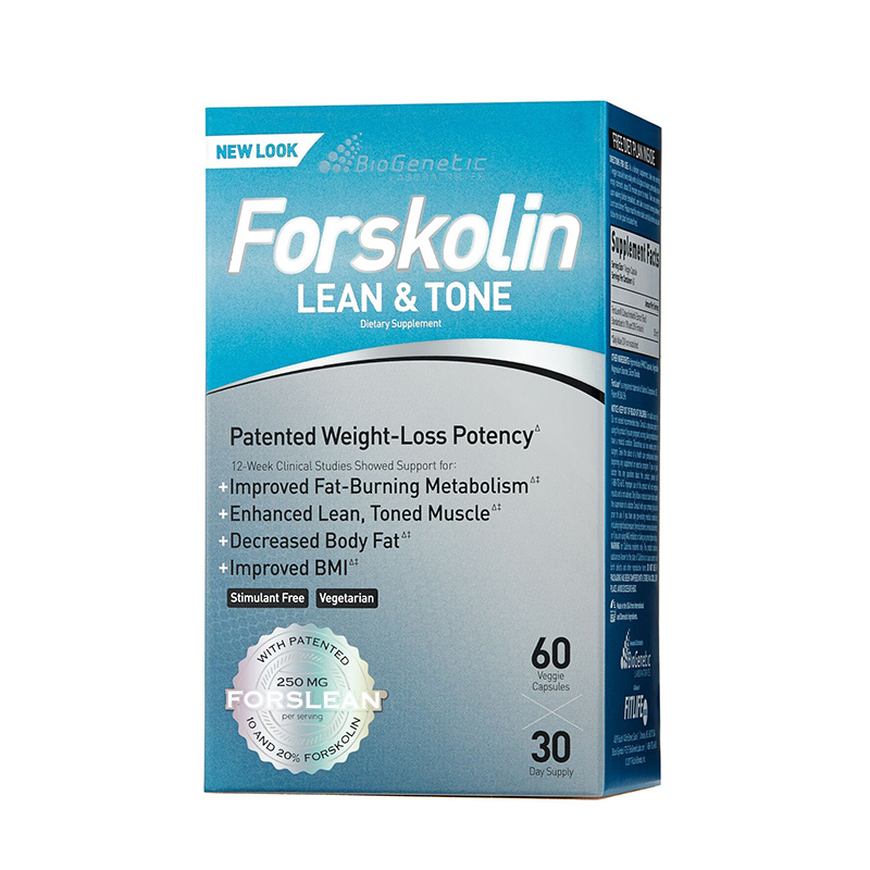 Forskohlin Lean & Tone Formula pentru slabire si tonifiere (60 capsule), GNC BioGenetic Laboratories Efarmacie.ro imagine 2022