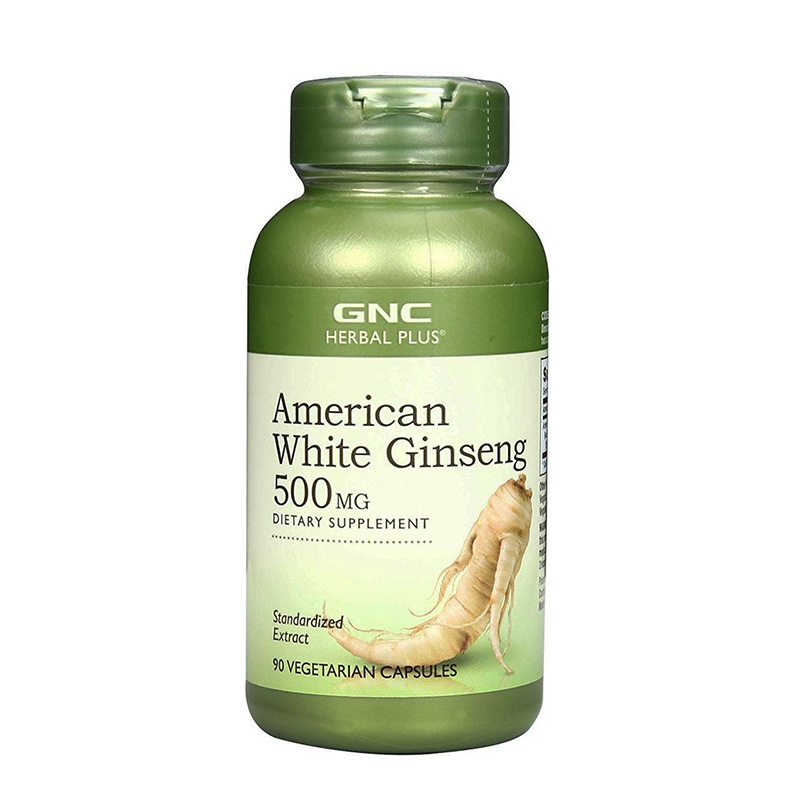 Ginseng alb american 500 mg (90 capsule), GNC Herbal Plus Efarmacie.ro imagine 2022