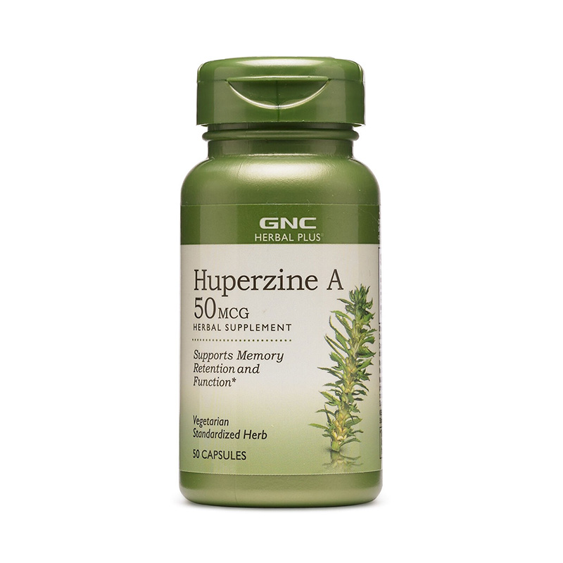 Extract standardizat de Huperzine A 50 mcg (50 capsule) GNC Herbal Plus Efarmacie.ro
