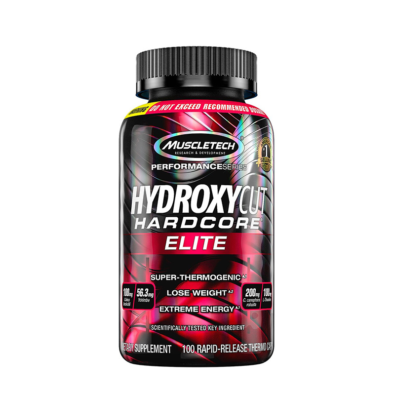 Hydroxycut Hardcore Elite (100 capsule), GNC MuscleTech