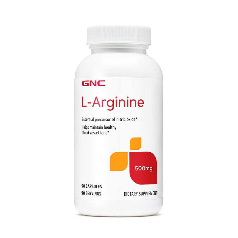 L-Arginina 500 mg (90 capsule), GNC Efarmacie.ro imagine 2022