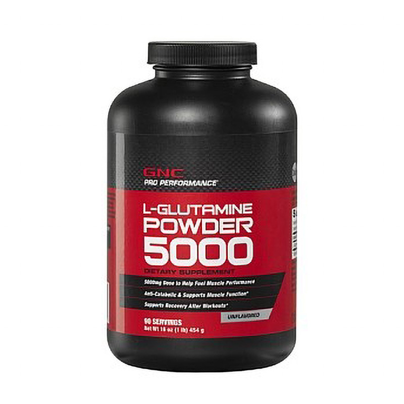 L-Glutamina 5000 Pulbere fara aroma (454 grame), GNC Pro Performance Efarmacie.ro imagine 2022