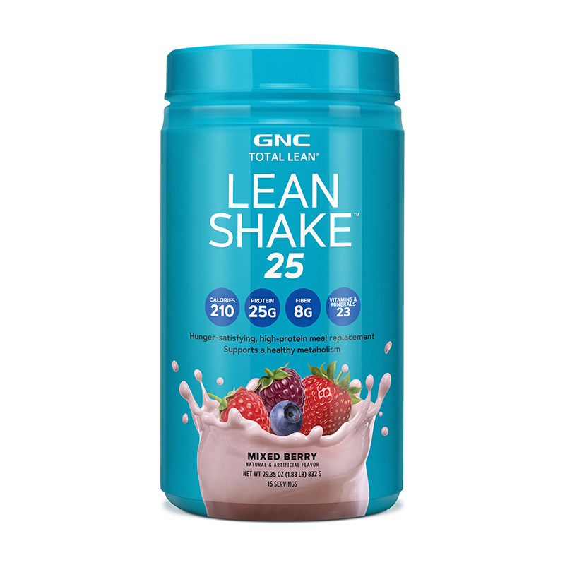 Lean Shake 25 cu aroma de fructe de padure (832 grame), GNC Total Lean Efarmacie.ro imagine 2022