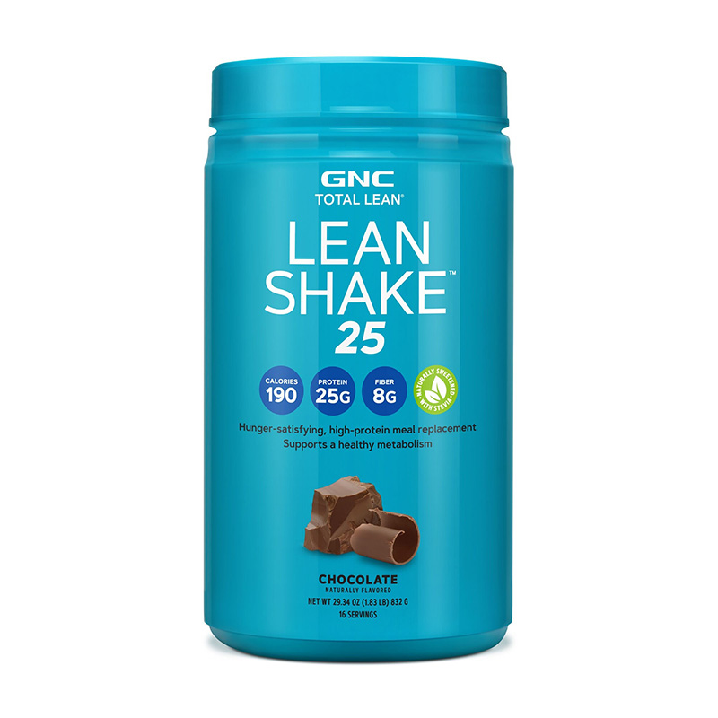 Lean Shake 25 cu aroma de naturala de ciocolata (832 grame), GNC Total Lean Efarmacie.ro imagine 2022