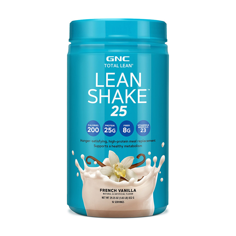 Lean Shake 25 Shake proteic cu aroma de vanilie (832 grame), GNC Total Lean Efarmacie.ro imagine 2022