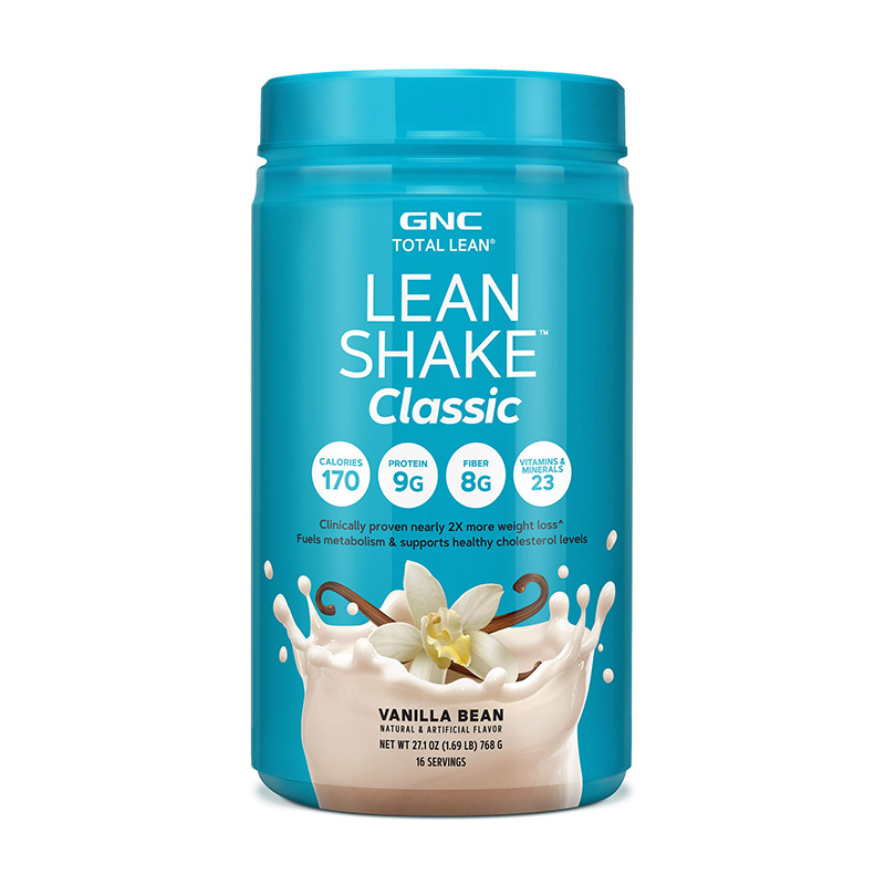 Lean Shake Classic Shake proteic cu aroma de vanilie (768 grame), GNC Total Lean Efarmacie.ro imagine 2022