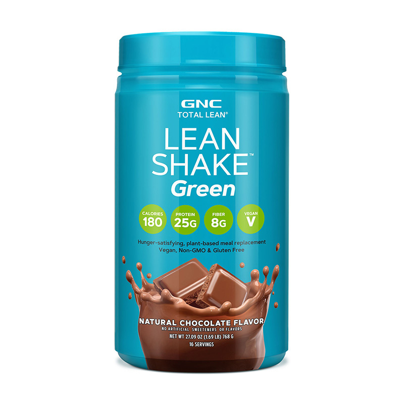 Lean Shake Green cu aroma naturala de ciocolata (768 grame), GNC Total Lean