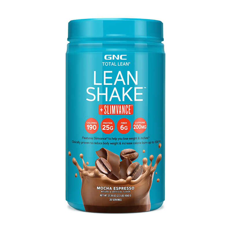 Lean Shake + Slimvance cu aroma de cafea (1060 grame), GNC Total Lean Efarmacie.ro imagine 2022