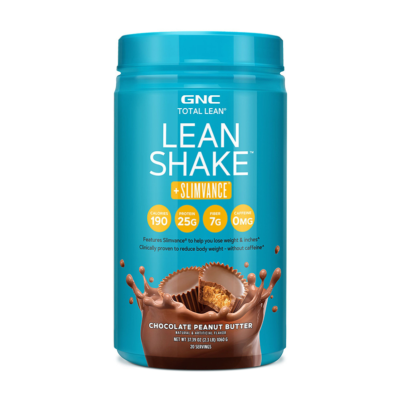 Lean Shake + Slimvance cu aroma de ciocolata si unt de arahide (1060 grame), GNC Total Lean Efarmacie.ro imagine 2022