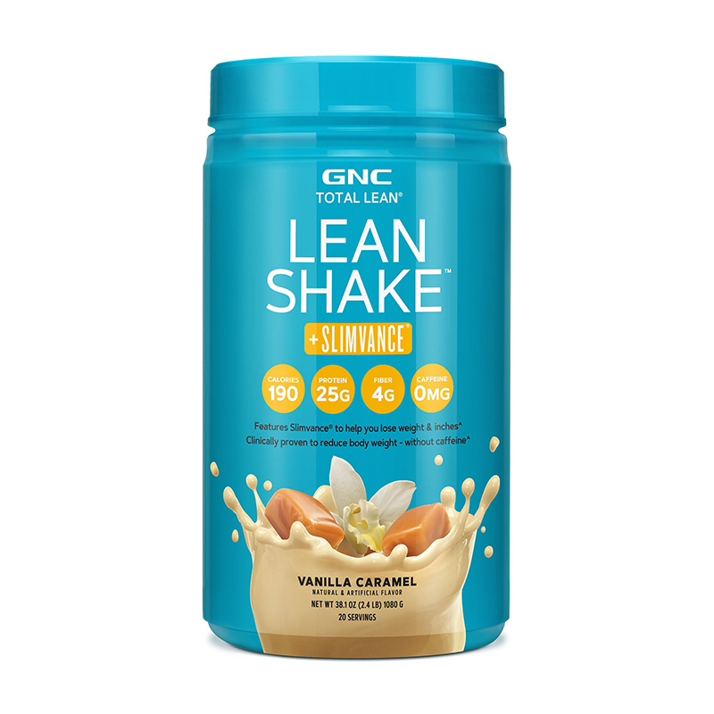 Lean Shake + Slimvance cu aroma de vanilie si caramel (1080 grame), GNC Total Lean Efarmacie.ro imagine 2022