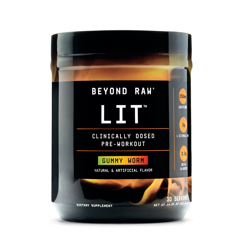 LIT Formula pre-workout cu aroma de jeleuri (412.8 grame), GNC Beyond Raw Efarmacie.ro