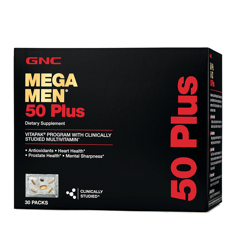Mega Men 50 Plus Vitapak – Program complet (30 pachete), GNC Efarmacie.ro imagine 2022